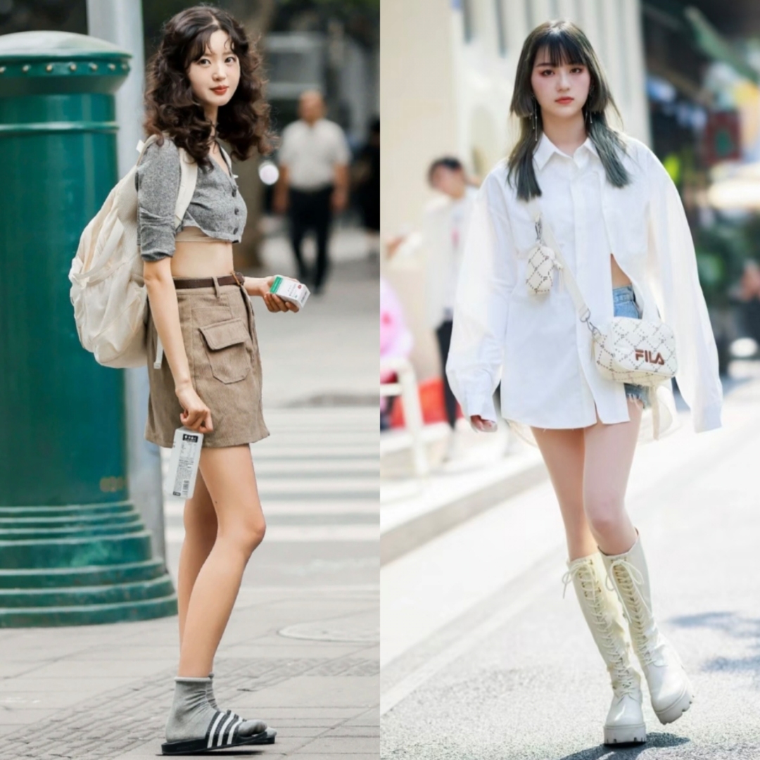 被成都街拍的穿着惊艳到了,被成都街拍惊艳了满大街