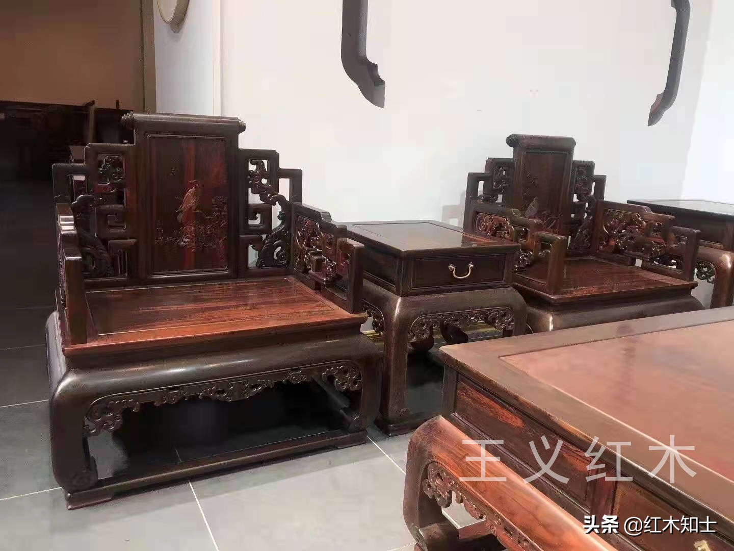 大红酸枝沙发最好的款式,大红酸枝明式简约沙发