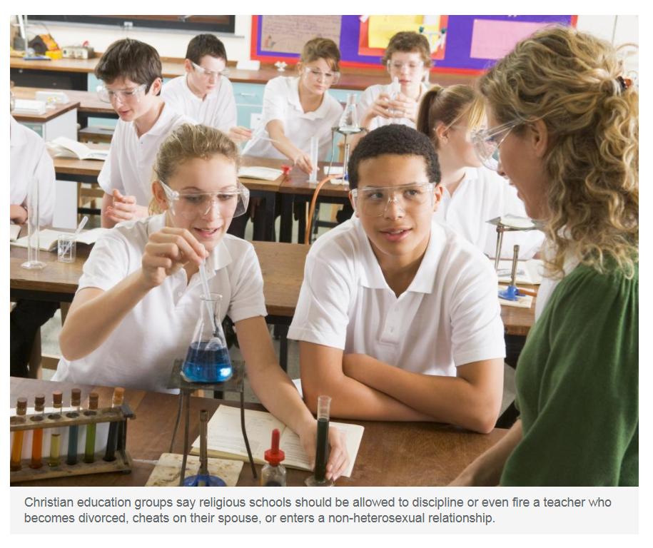 澳洲基督教学校“捍卫权利”计划惩戒同性恋及离婚教师