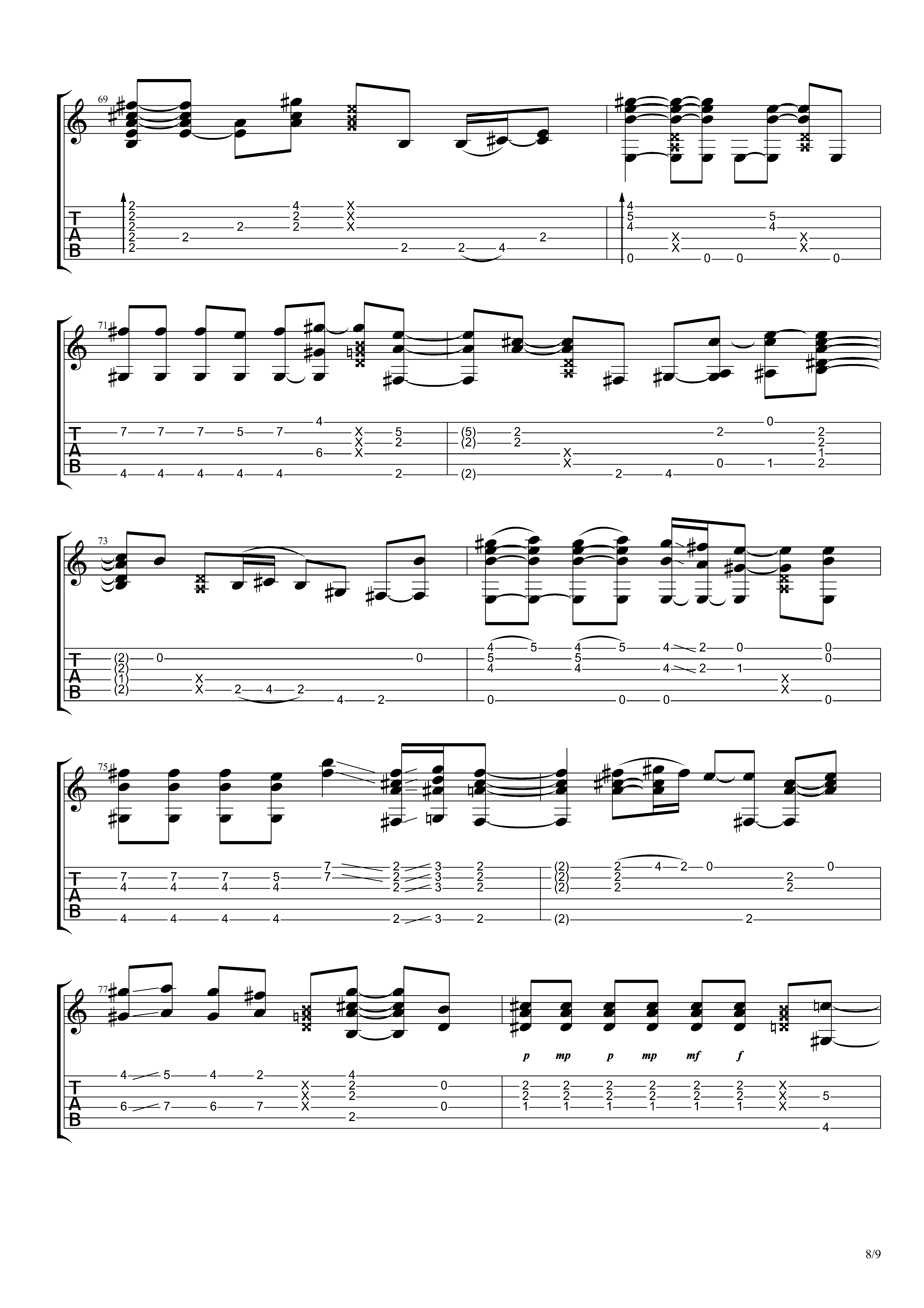 普通朋友十级吉他谱,普通朋友F调吉他谱