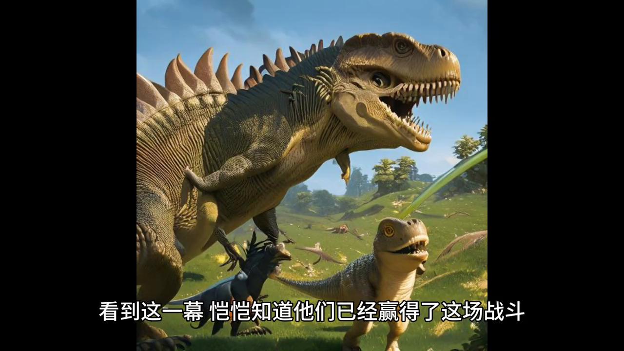 儿童霸王龙大战特暴龙,霸王龙故事儿童视频