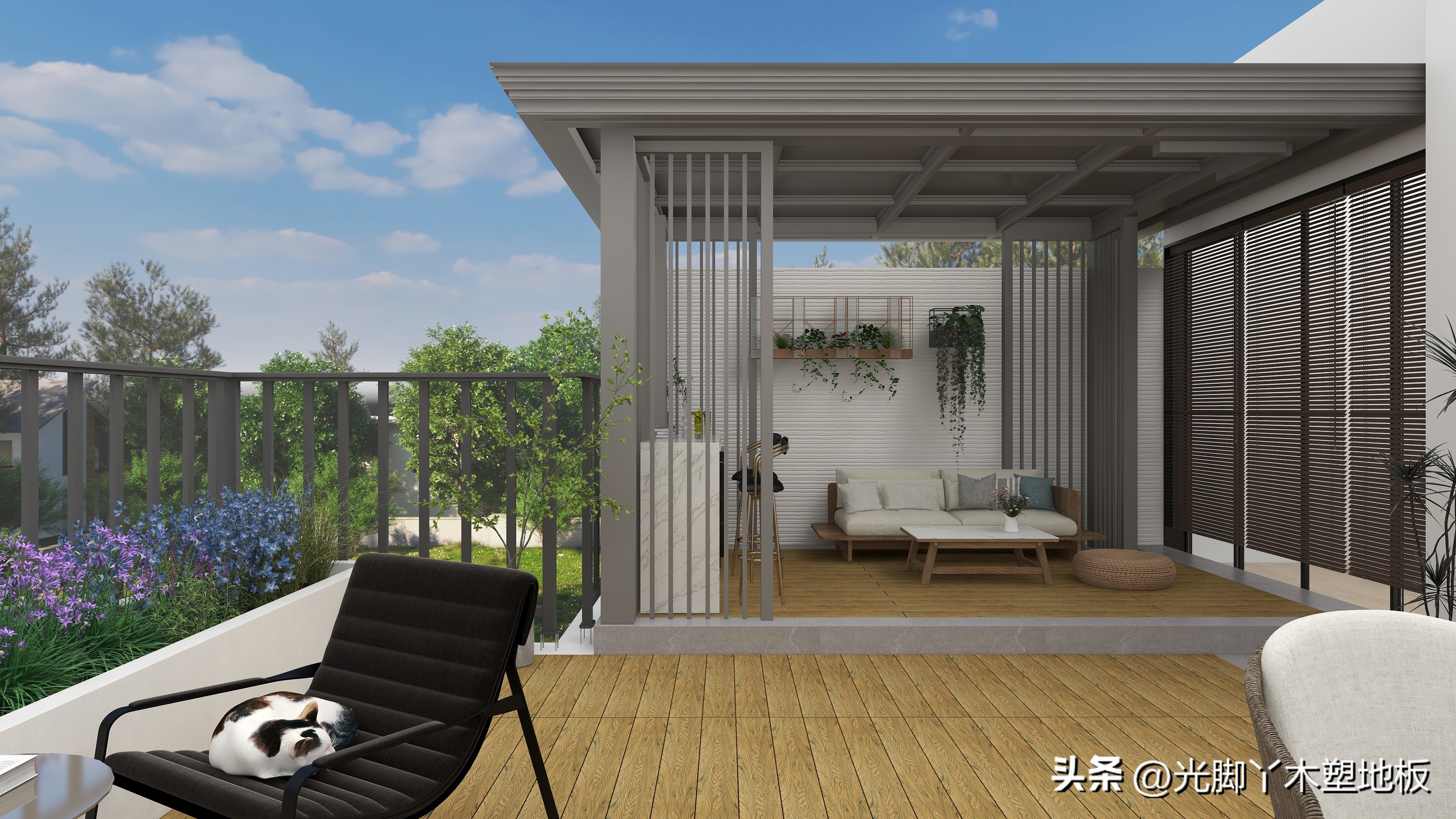 园林绿化户外塑木,木塑板材环保