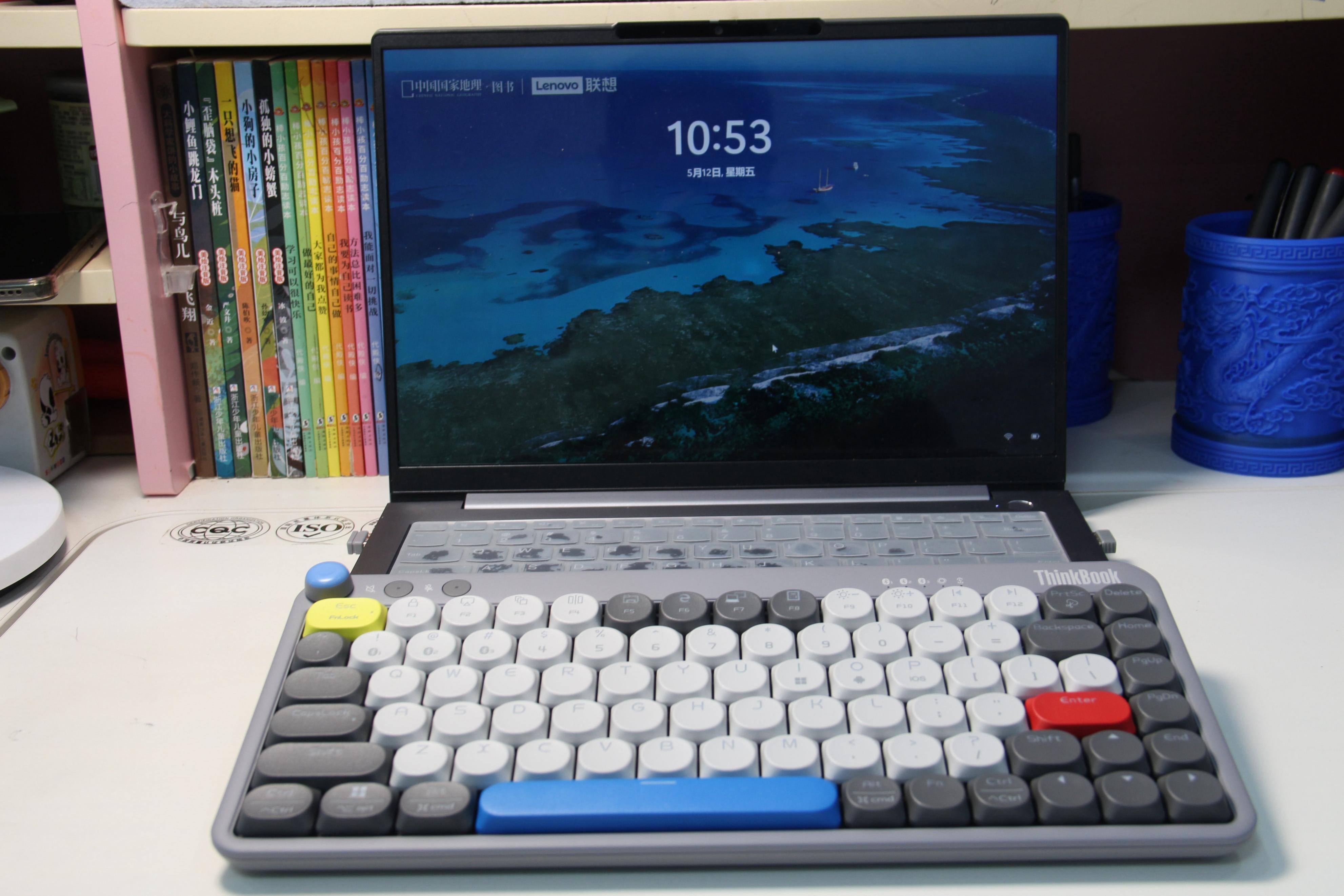 Thinkbook星雾粉机械键盘,thinkbook机械键盘KBPro评测