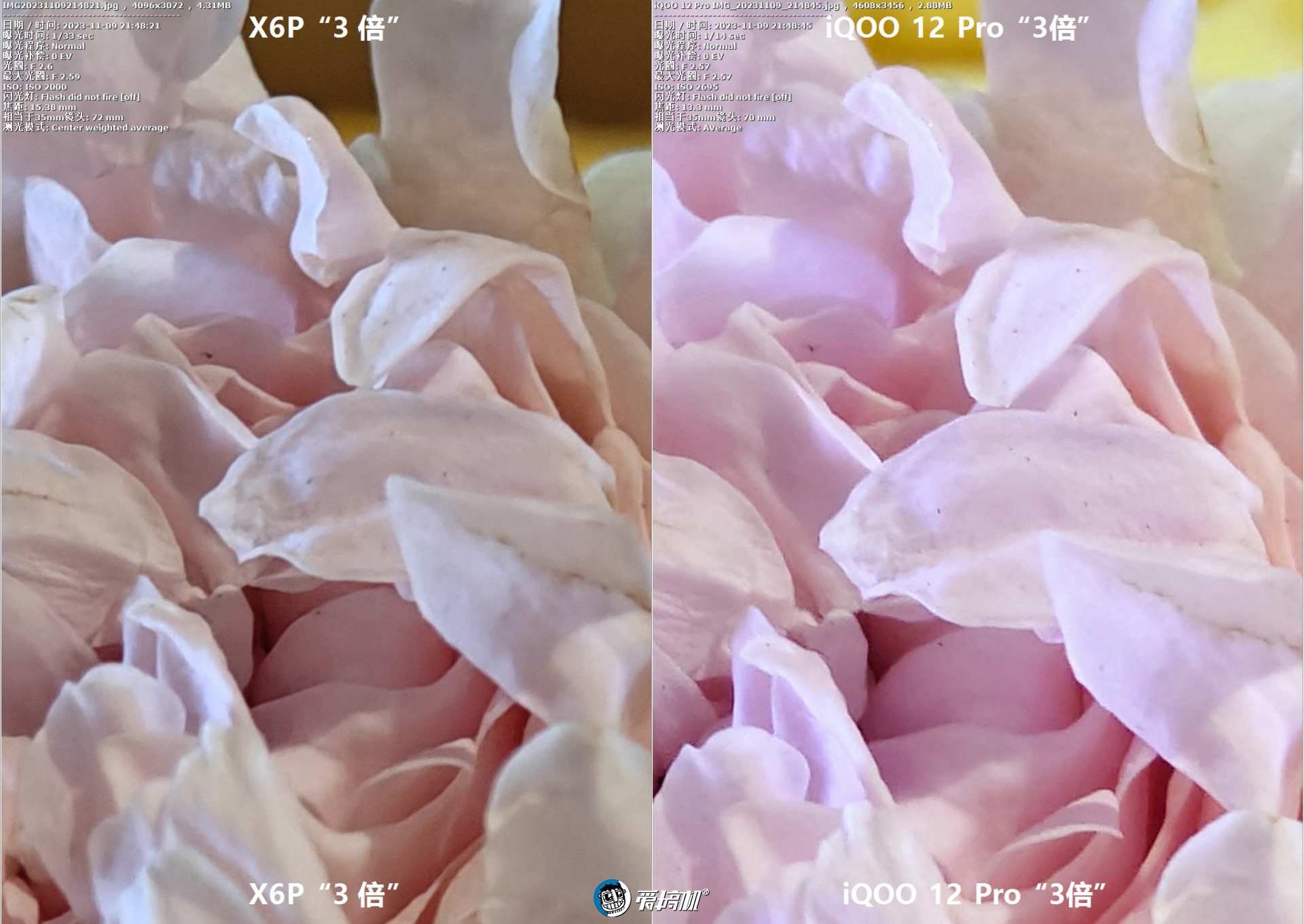 友商iqoo12pro,iqoo12长焦对比iqoo12pro