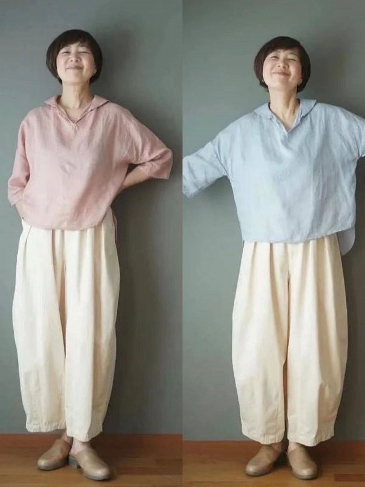 45岁女人穿直筒裤还是穿阔腿裤,中年女人穿阔腿裤直筒裤最合适