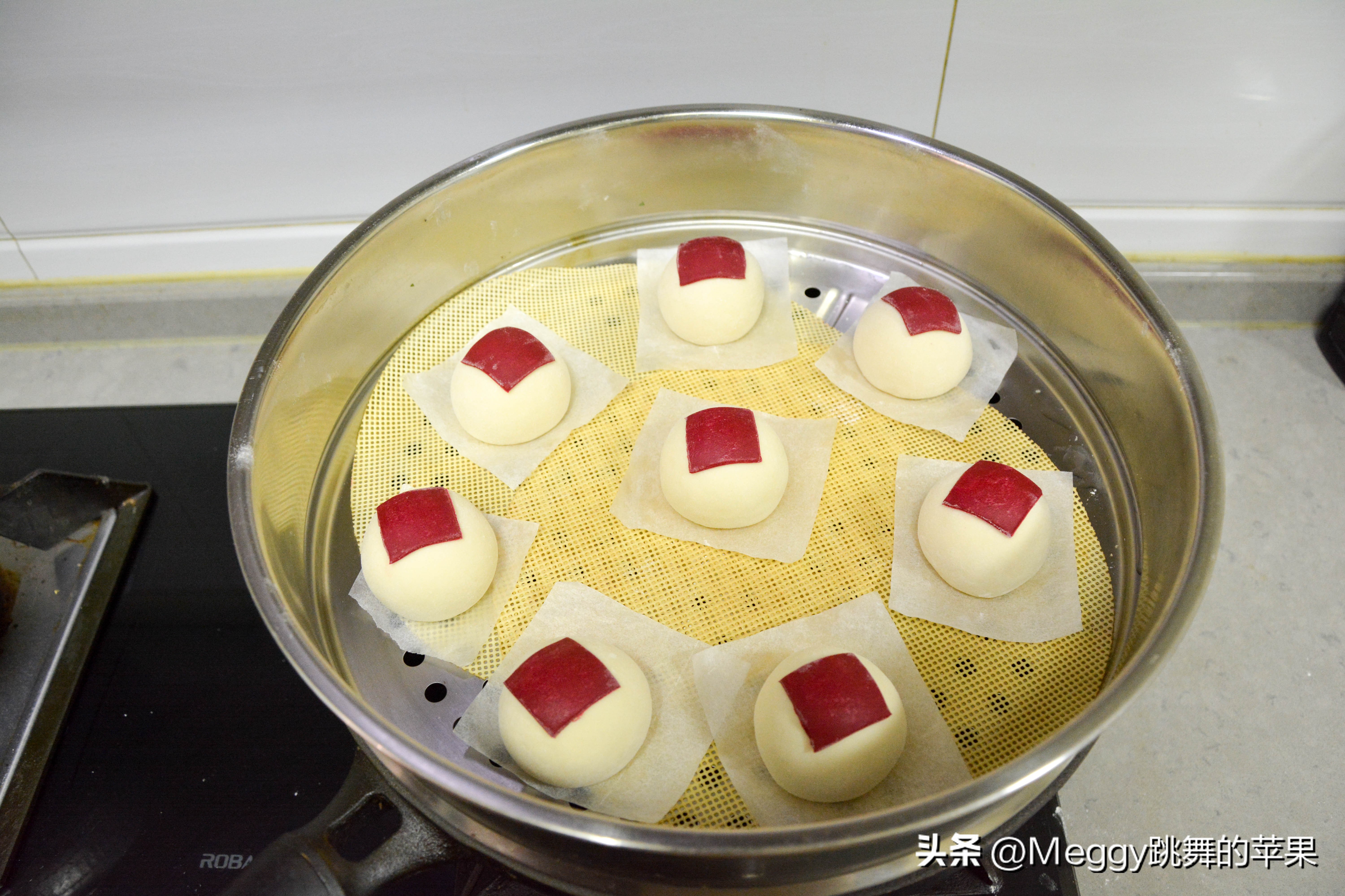 福喜馒头怎么做,花样寿喜馒头