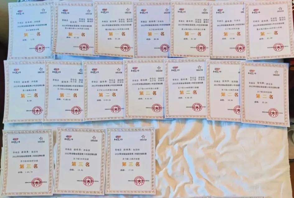 阜南运动员夺冠,阜南田径小学生冠军