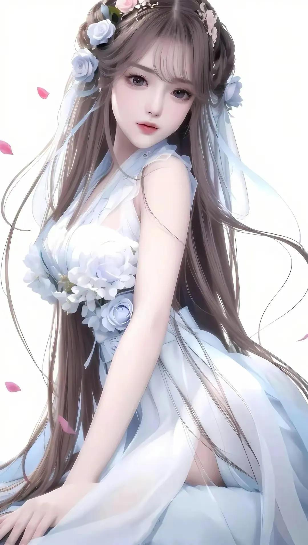 长发美女壁纸超清全面屏,气质美女壁纸高清大图最新