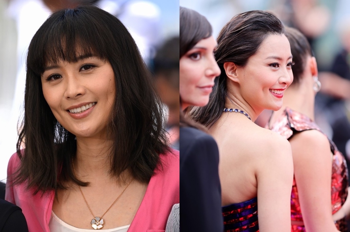 汤唯亮相戛纳红毯造型,汤唯穿高定礼服走戛纳红毯