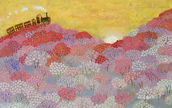 日本画家写生作品欣赏,日本水彩画家作品欣赏超美