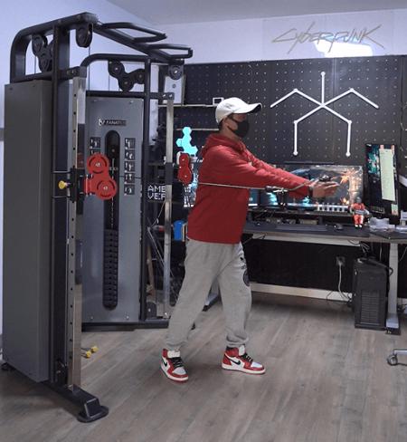 家用复合健身器械天花板超小面积一套顶个健身房疯拿铁FR-900P