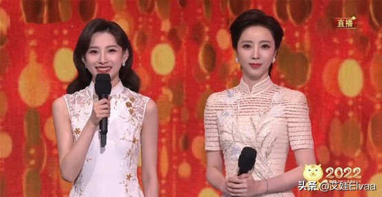 马凡舒央视春晚服装,春晚马凡舒缎面裙