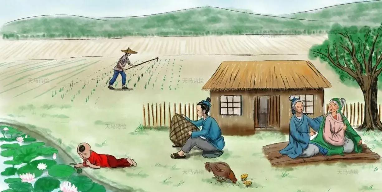 清平乐村居宋辛弃疾古诗字词讲解,清平乐春归何处古诗简单背诵教学