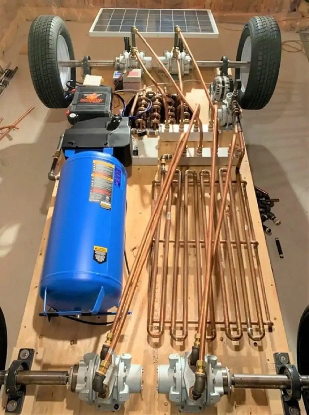 压缩空气为动力的汽车可行吗,世界先进压缩空气储能系统