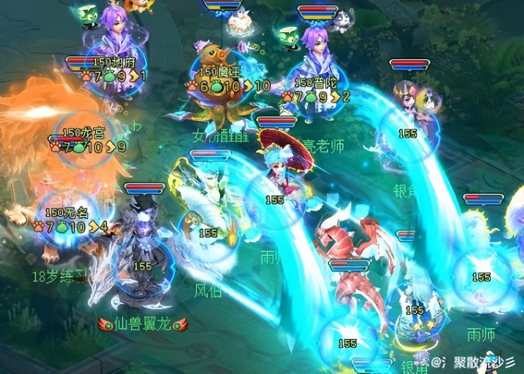 搭配多物理阵容，神武无名谷三个流派，掌握这七个操作！