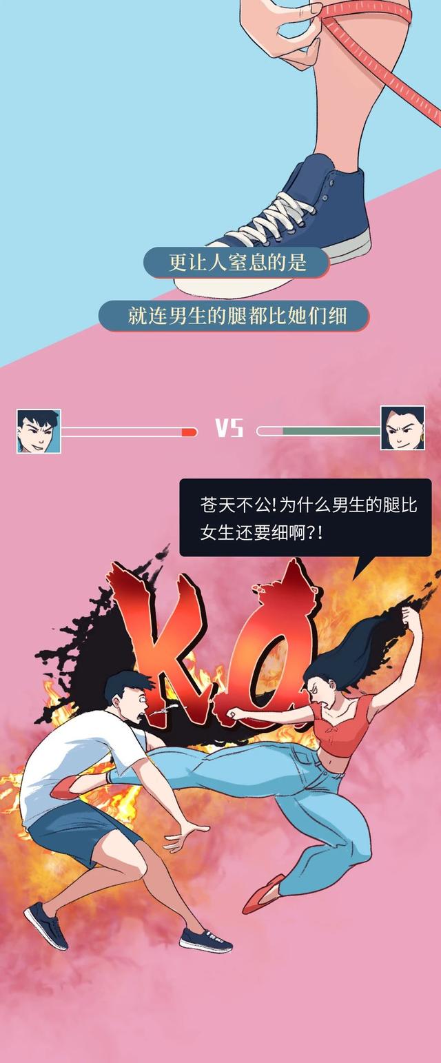 女生的腿和男生腿粗对比,男生的腿vs女生的腿图片