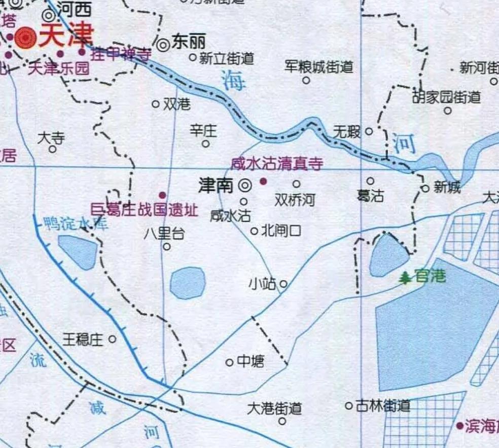天津旅游景点的地图查询,天津旅游地图高清版最新全图