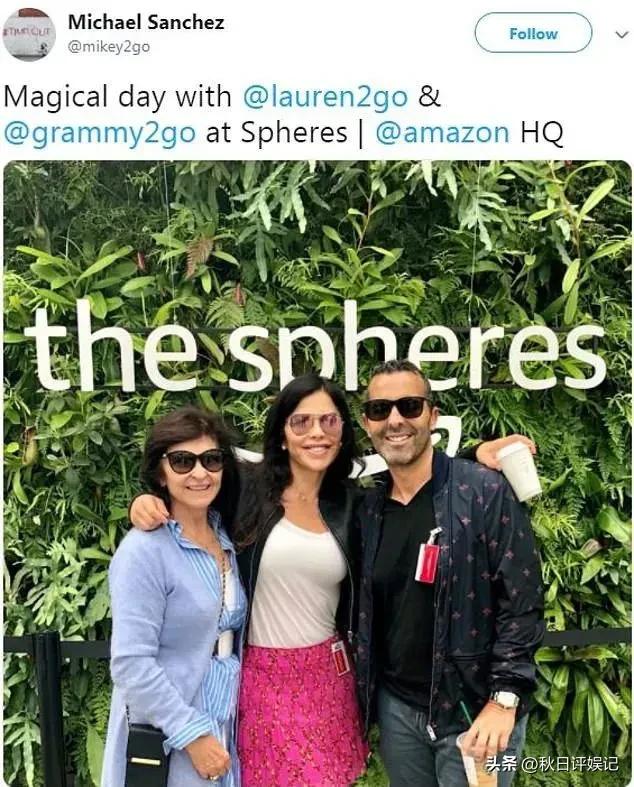 贝索斯携女友恩爱现秀场前排,贝索斯与女友出席活动