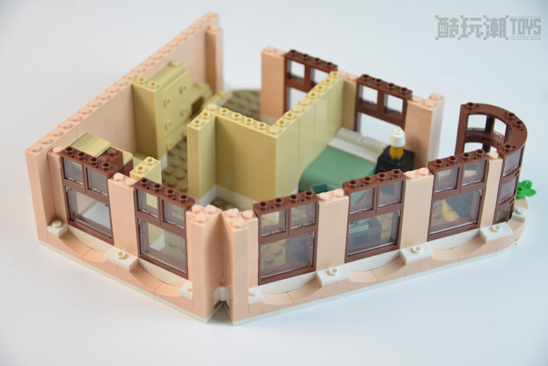 乐高街景巴黎转角内部细节,乐高转角精品酒店开箱视频