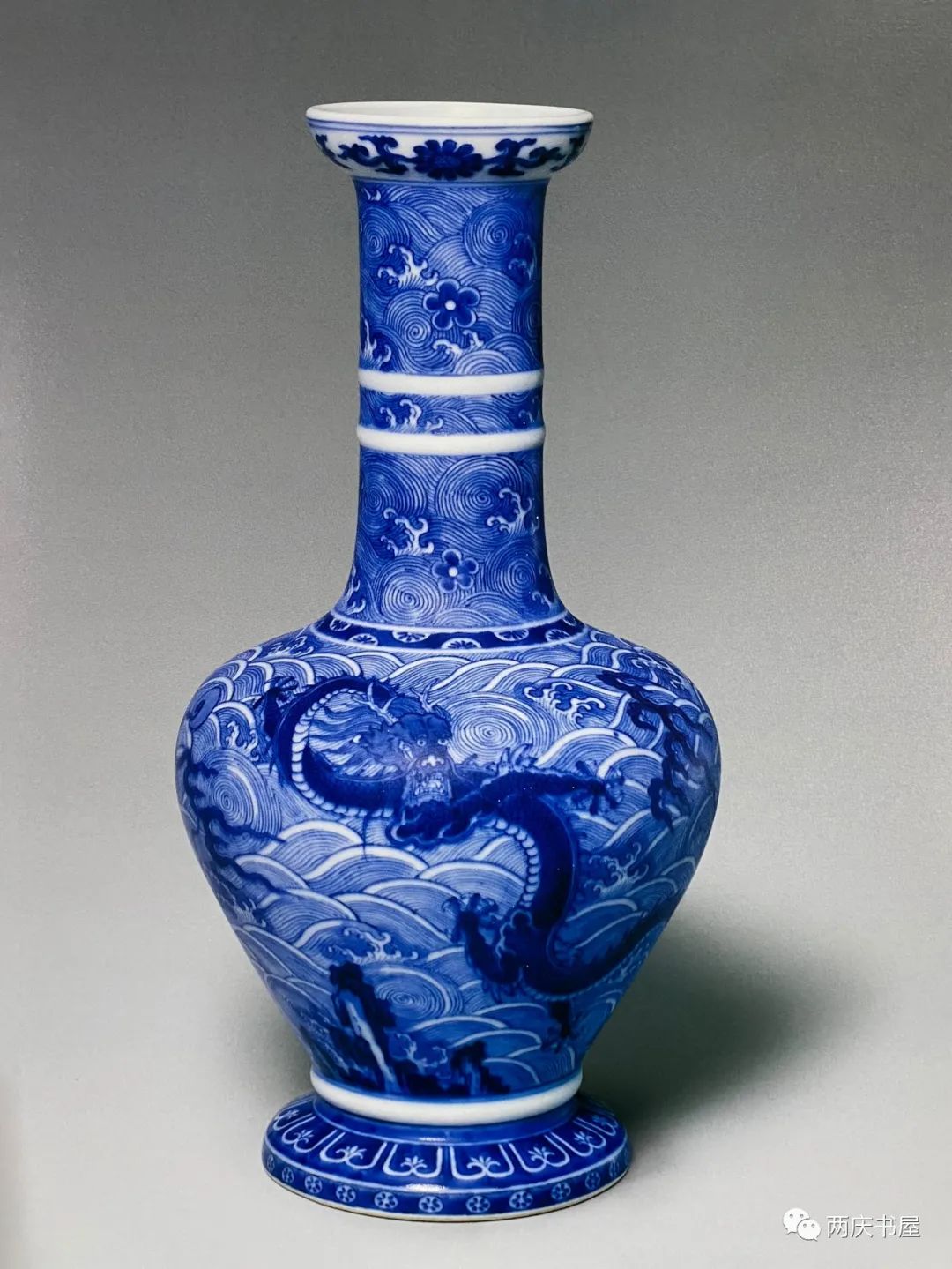 日本回流的清瓷瑰宝（9）——雍正霁蓝釉塔式瓶