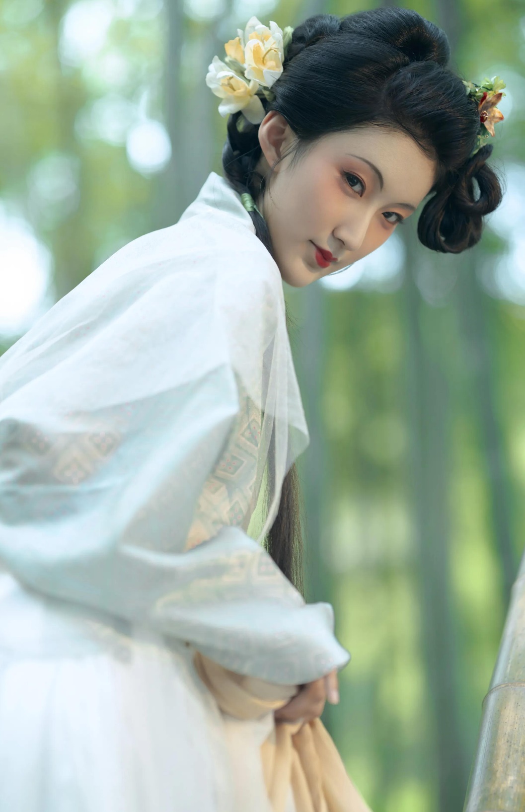 惊艳古装造型美女,古装剧中惊艳的汉服