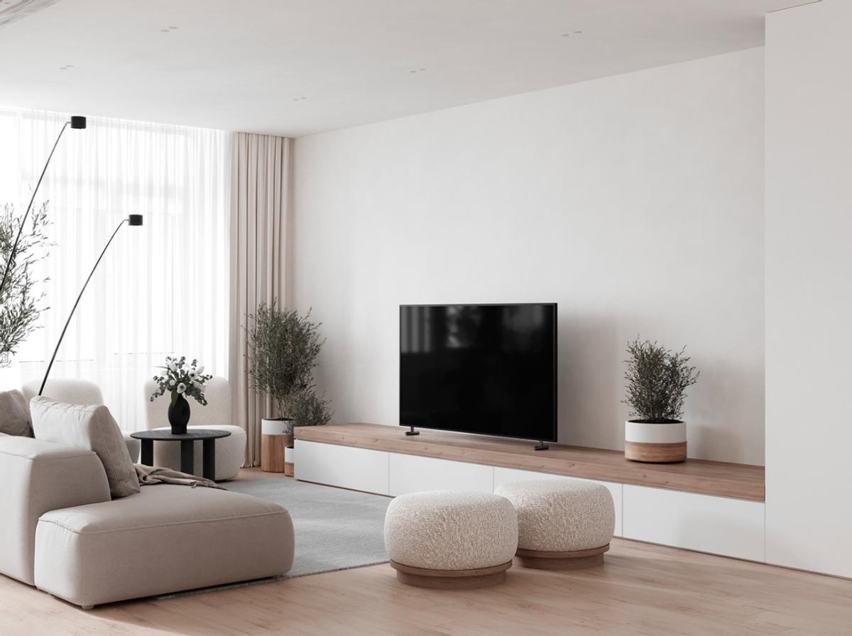 小户型收纳电视柜设计,电视柜这样设计美观又实用