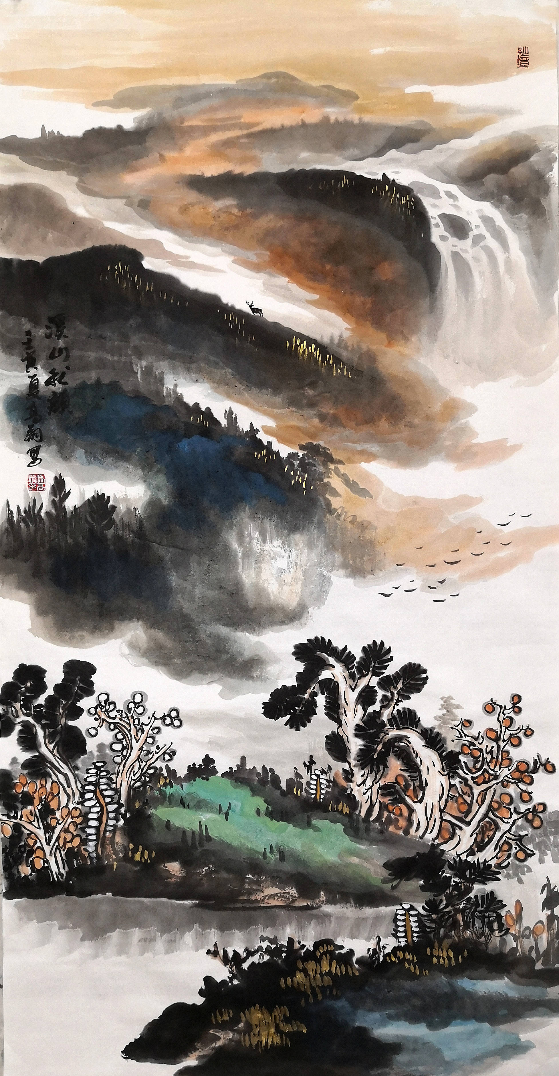 冯高翔人物画,冯高翔书画家