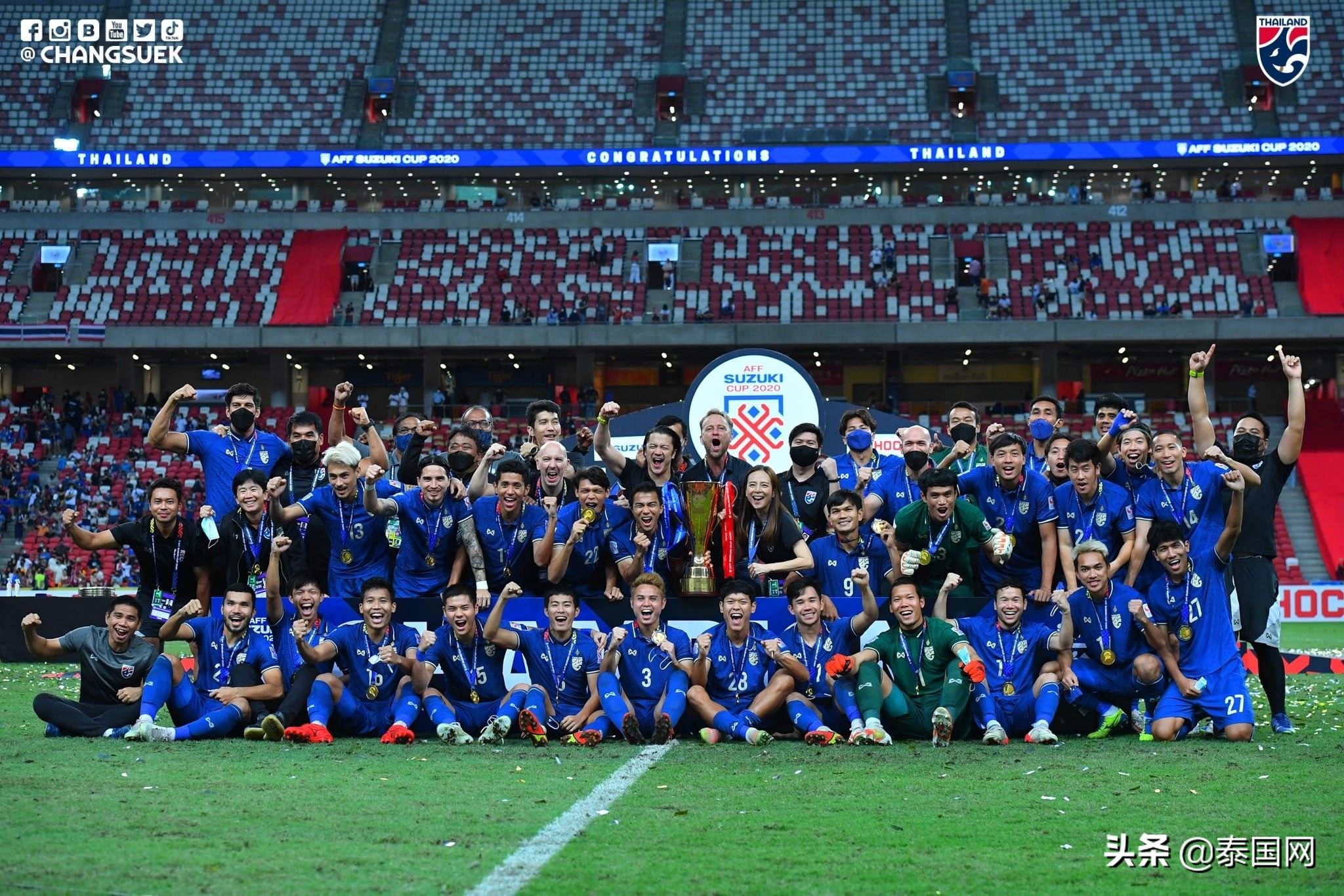 东盟杯泰国队第6次夺冠，成史上最成功球队