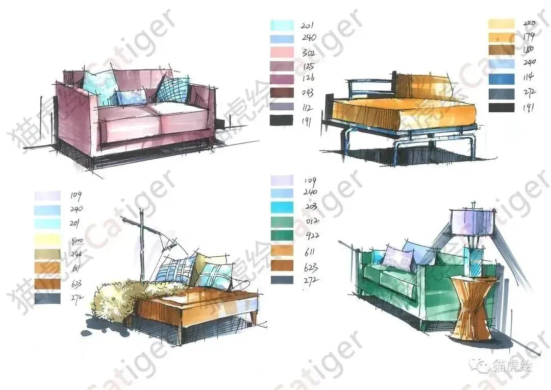 猫虎画,猫虎绘画