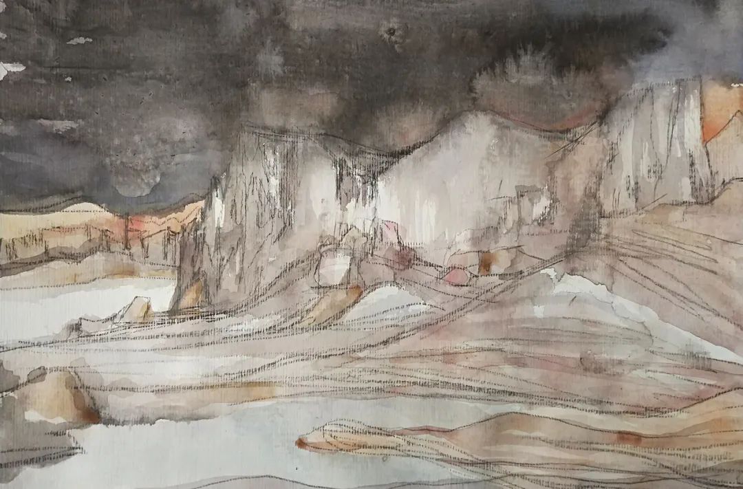 刘筱静山水作品欣赏,刘筱静水墨画作品欣赏