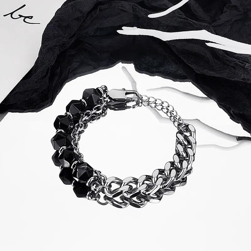 男生帅气撩妹手链,蓝色手链颜值