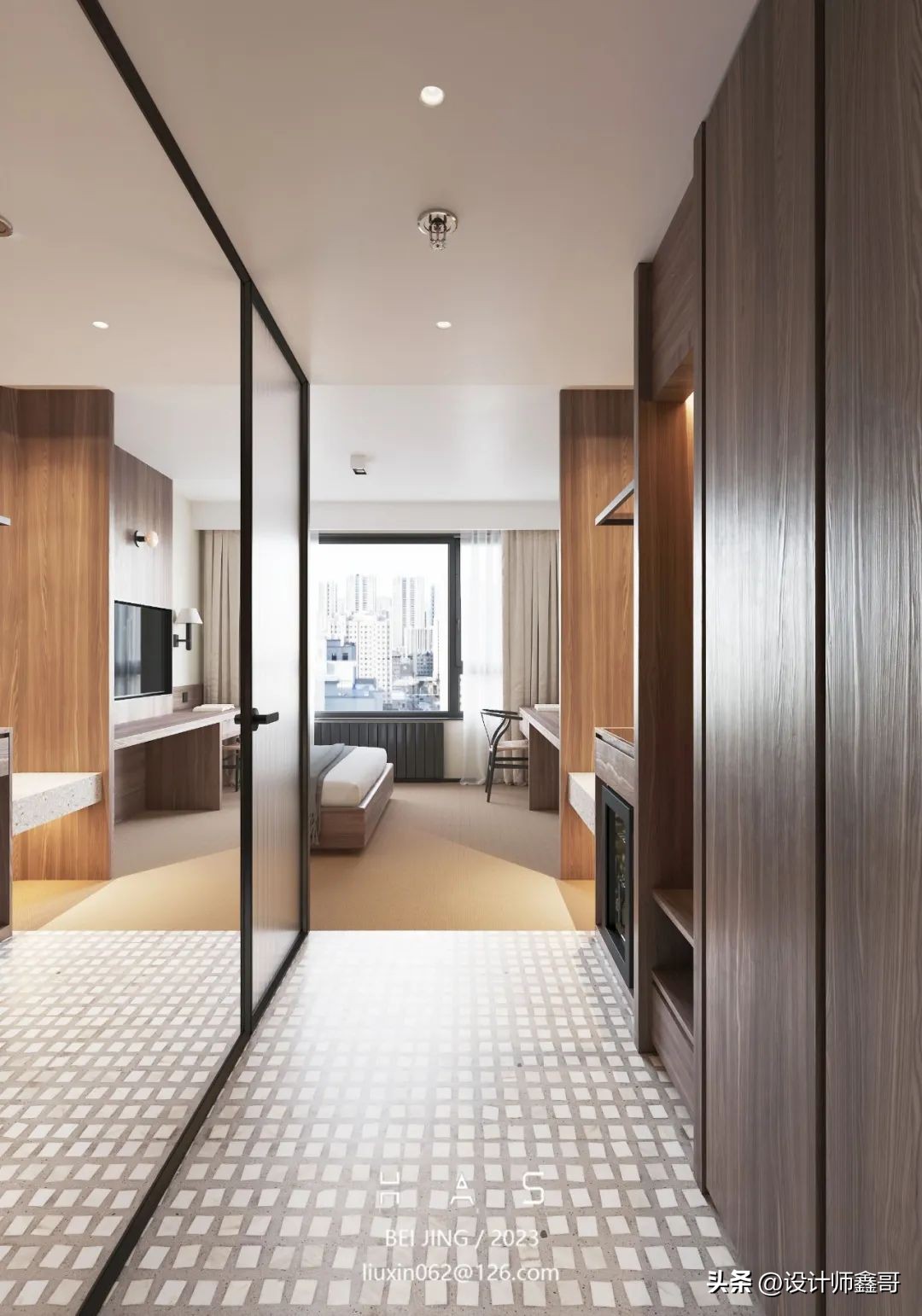 北京轻奢风酒店设计,北京燕山大酒店