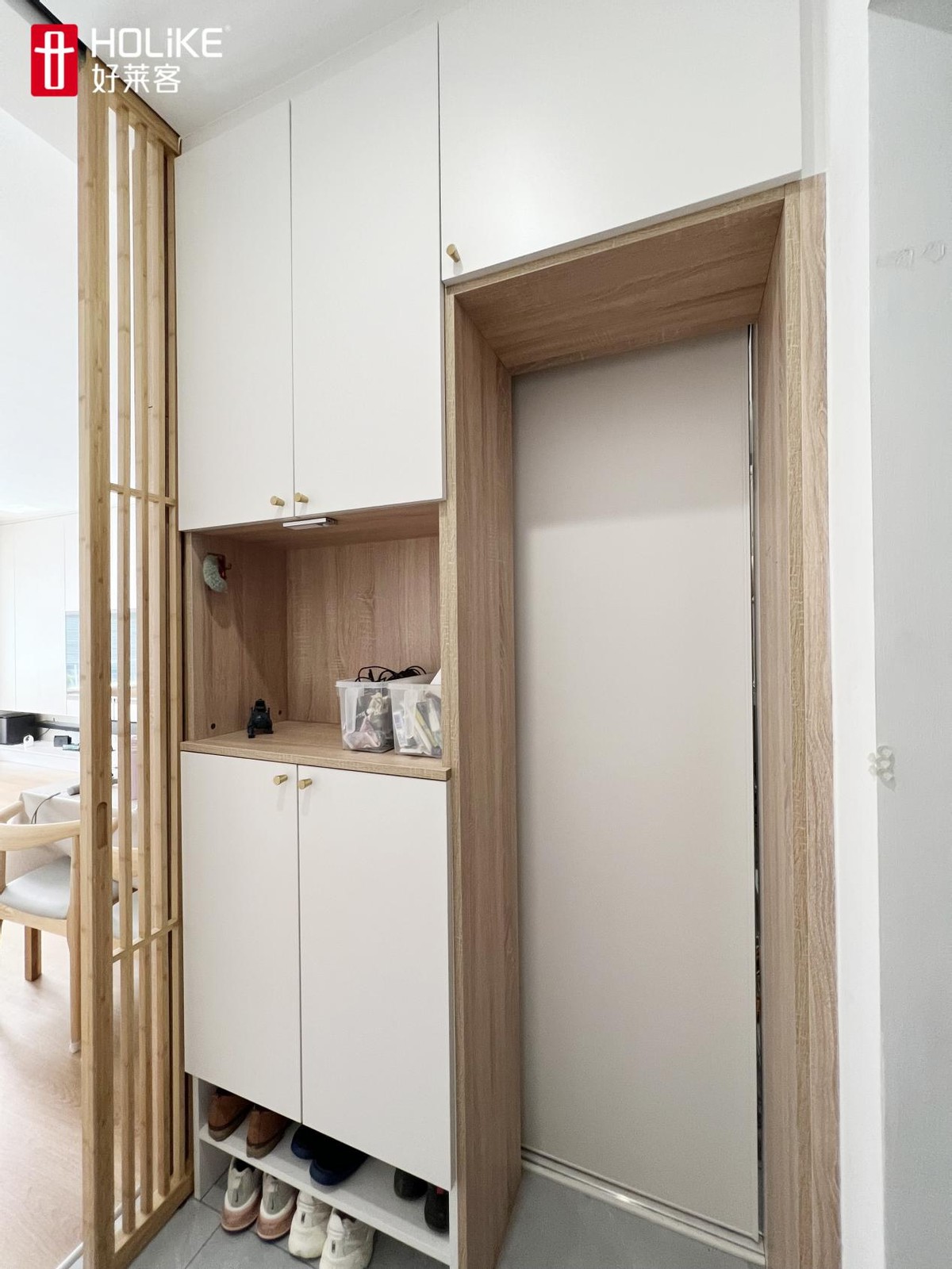 装修房子现代简约2房没有玄关,超小户型玄关装修效果图