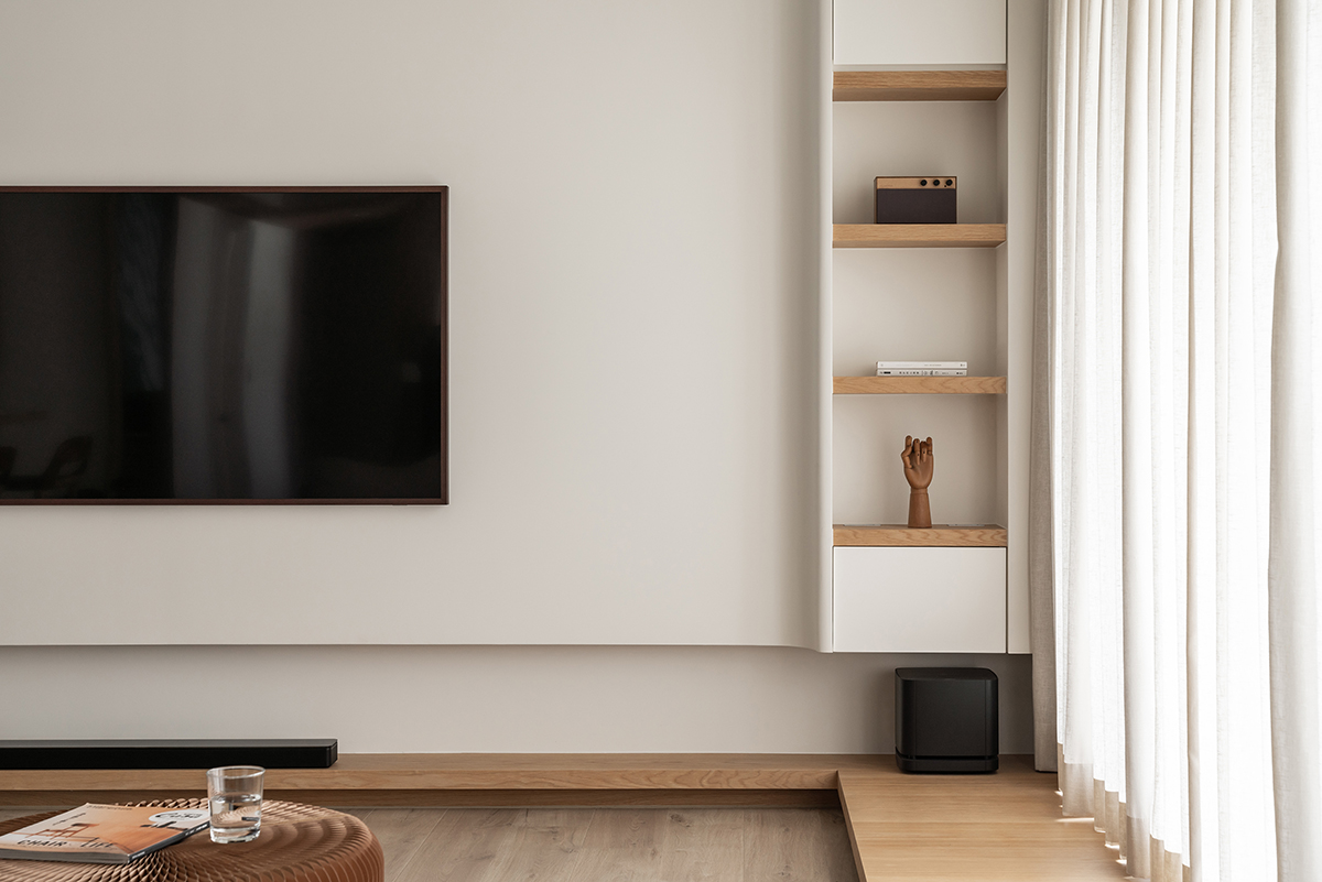 88平米房子小吧台,卧室日式吧台