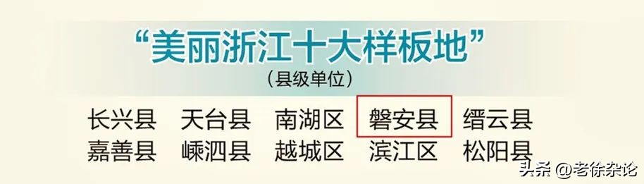 磐安十大美丽乡村,浙江最美县城磐安