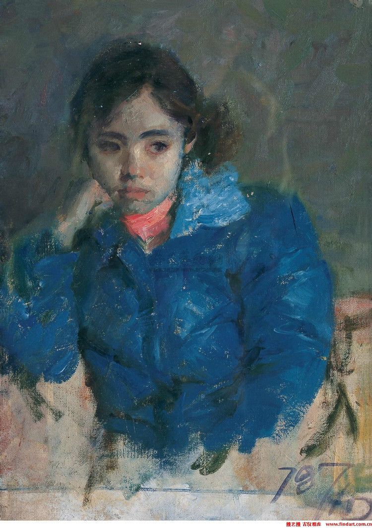 罗中立何多苓油画欣赏,何多苓人物油画教学视频