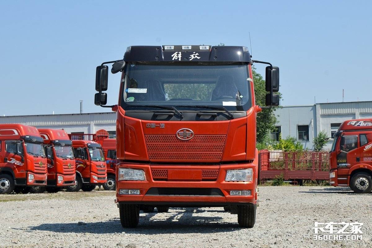 重载版5米8六缸中卡载货车,6.8米载货车公认油耗最低的4款车