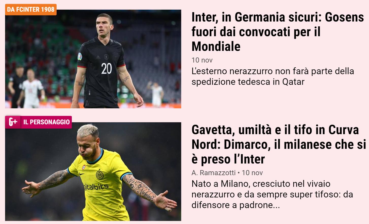 重返欧冠国米夏窗引援,落选世界杯阵容