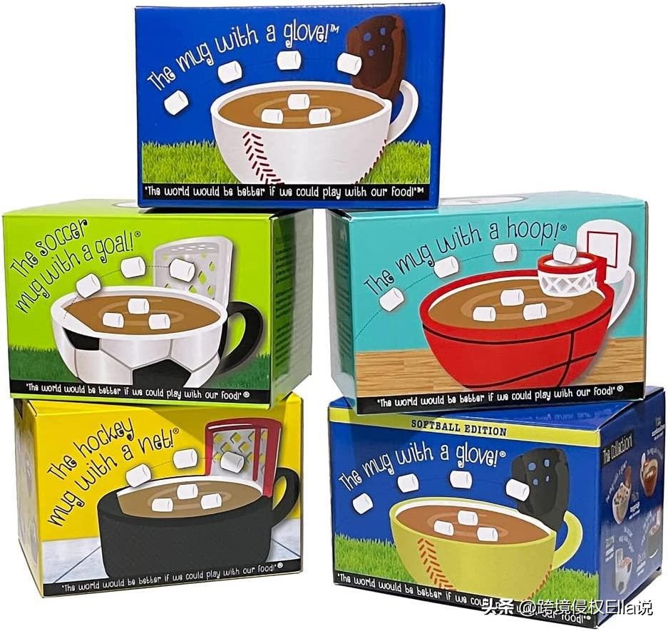 创意足球杯TheMugWithAHoop​侵权预警：商标+版权+专利