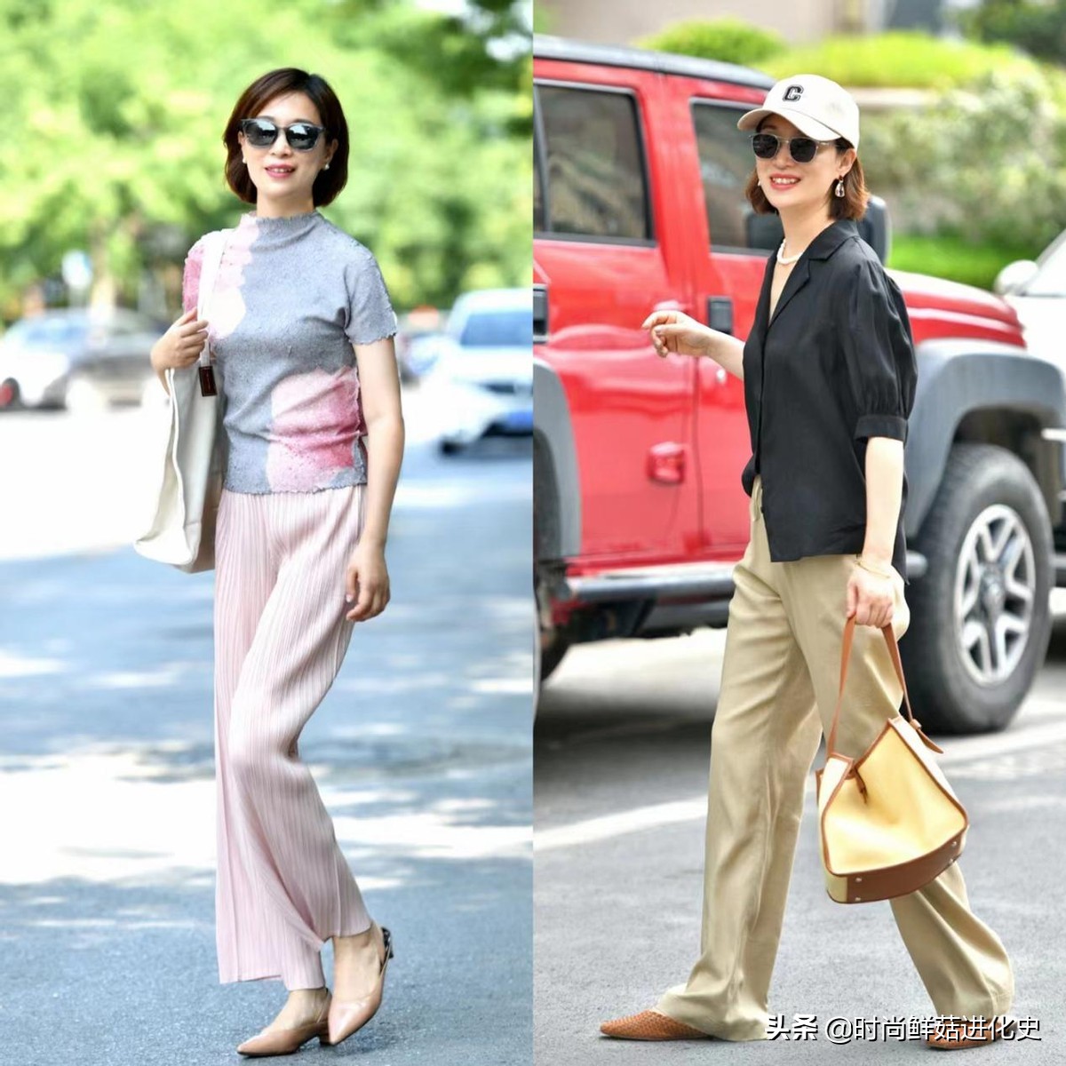 三宅一生女褶皱裤冬季怎么搭,50岁冬天穿搭衬衫搭喇叭裤