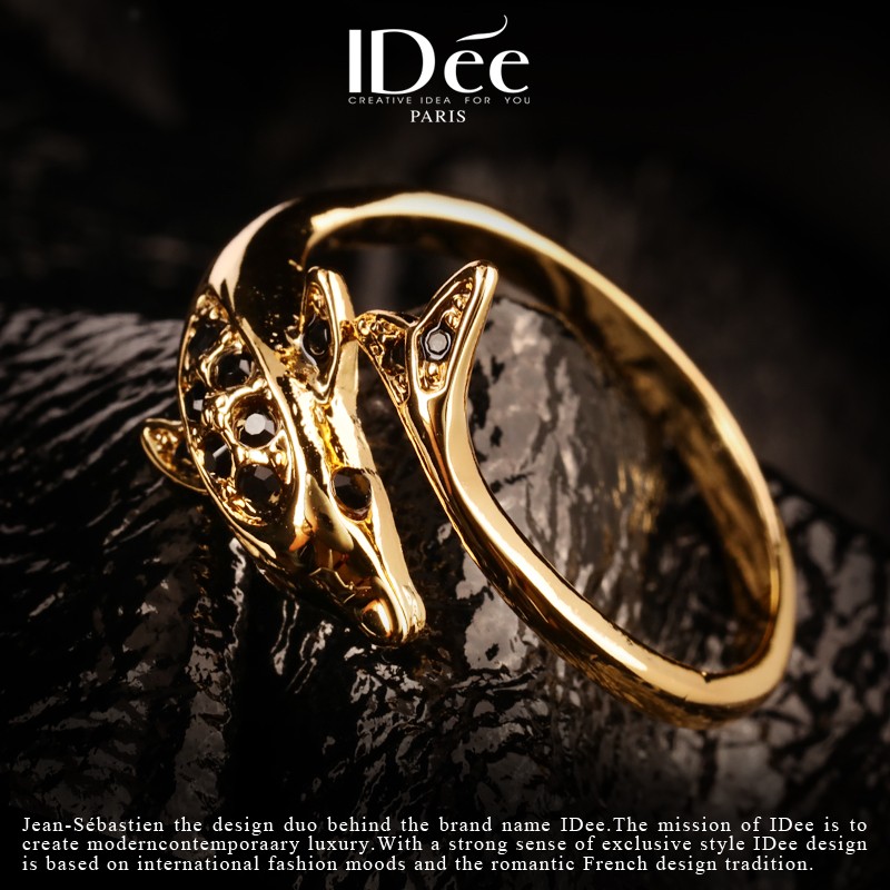 有灵性的治愈系萌宠，深海的微笑天使~法国IDee精美海豚戒指