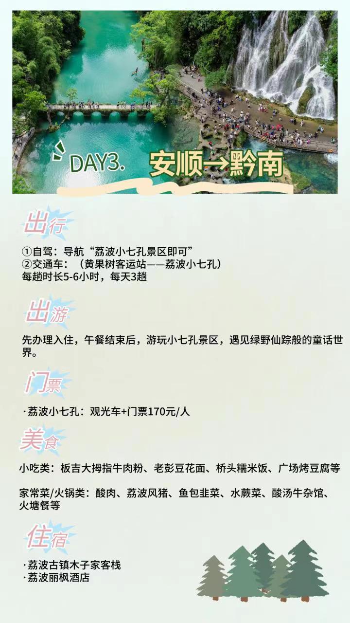 5天4晚旅游攻略来了！五一来贵州就照这个玩🥰