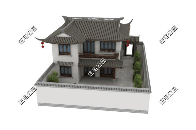 分享高端别墅,七款中式合院经典款