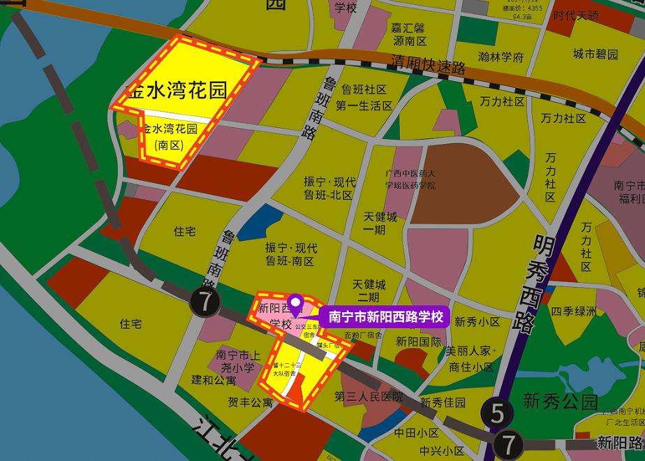 西乡塘区小学地段划分,2021西乡塘区小学划分