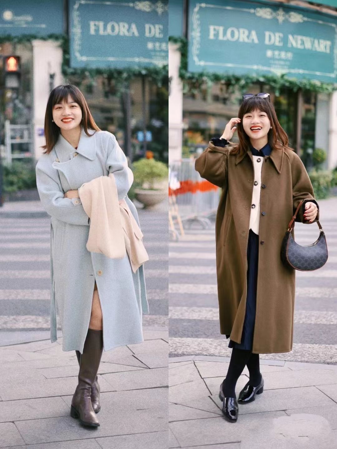 小个子穿廓形大衣怎么搭配,小个子穿大衣什么颜色显气质