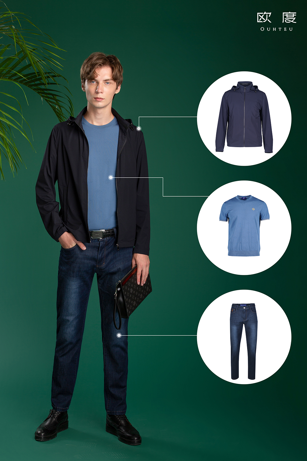 小个子潮流男装高级感t恤,今年最流行的t恤男装中高档