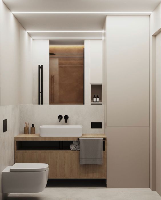 卫生间舒适布置图片,小卫生间怎么设计最好看实用