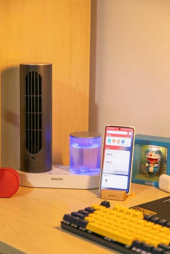 夏天降温神器随身携带空气加湿器,电风扇加湿器家里专用