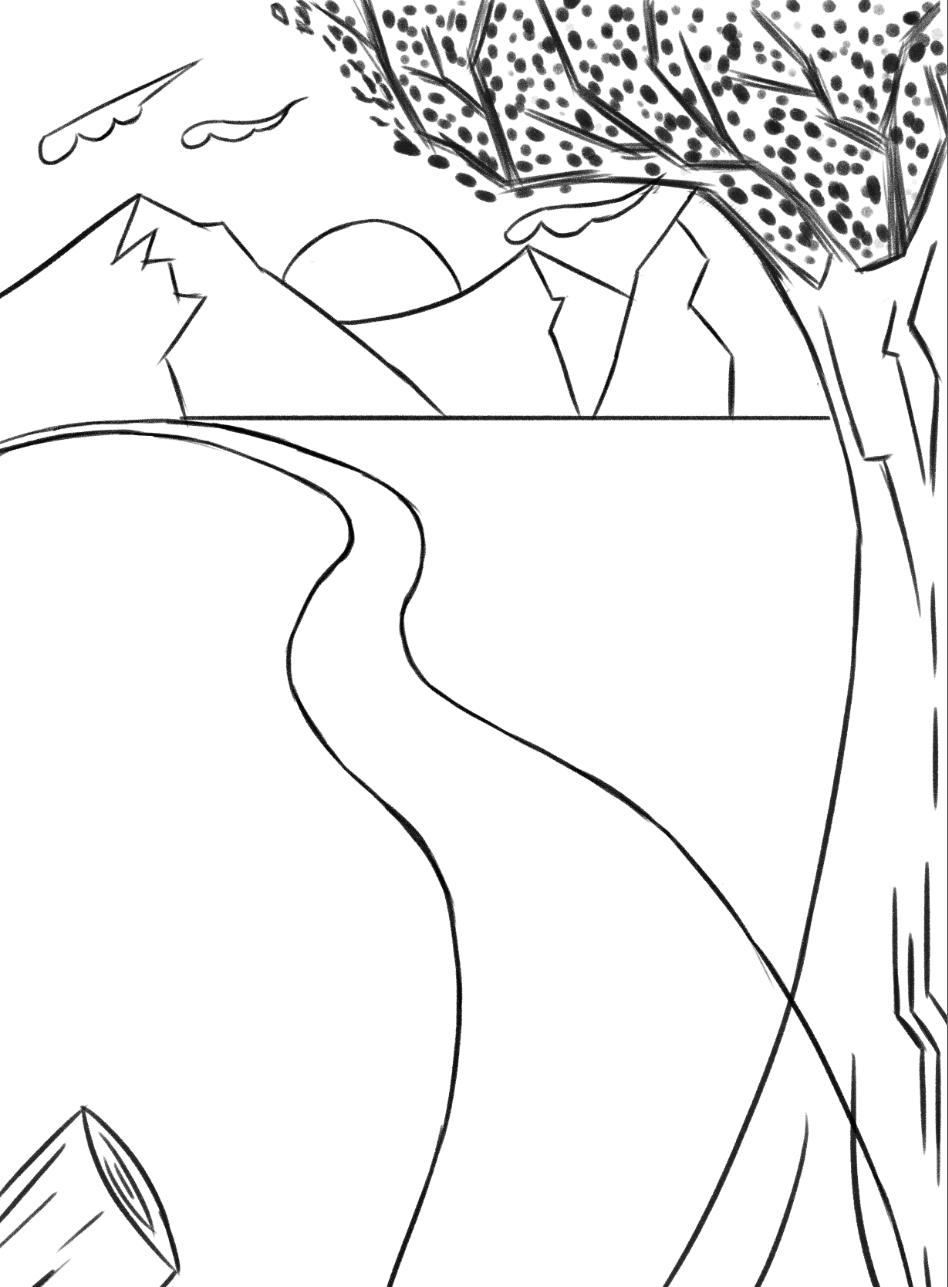 如何画插画感的画,来来绘画