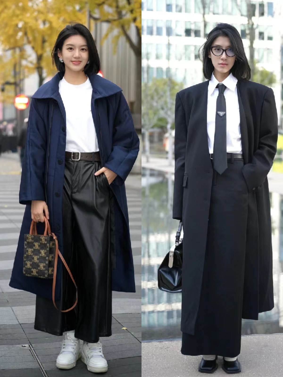 过时的羽绒服大衣怎样穿搭,黑色带帽羽绒服外套怎么搭配好看